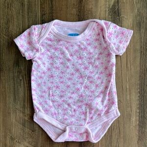 5/$20 Pink Floral Baby Onesie